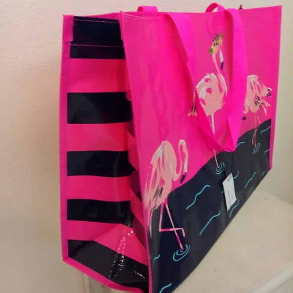 Market tote Vera Bradley Flamingos - Picture 3 of 5